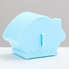 Домик для грызунов охлаждающий, 13,5 х 9 х 10,5 см, голубой - Фото 3