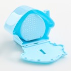 Домик для грызунов, 13.5×9×10.5 см, охлаждающий, пластик, голубой - Фото 4