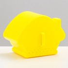 Домик для грызунов охлаждающий, 13,5 х 9 х 10,5 см, жёлтый - фото 6696860