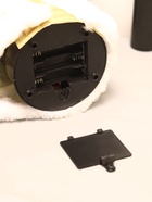 Дед Мороз под ёлку «Зимнее волшебство. С фонариком на посохе и узорами на шубке», двигается, 30 см, белый - Фото 7