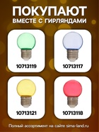 Гирлянда «Ретро белт-лайт» 10 м, IP54, УМС, тёмная нить, шаг 100 см, Е27 (без ламп), 220 В - Фото 3
