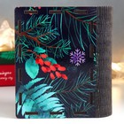 Новогодняя деревянная шкатулка-книга «Снегири» 14×12×5 см - Фото 5
