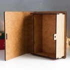 Новогодняя шкатулка-книга "Чудеса" 14х12х5 см (комплект 2 шт) - фото 26345714