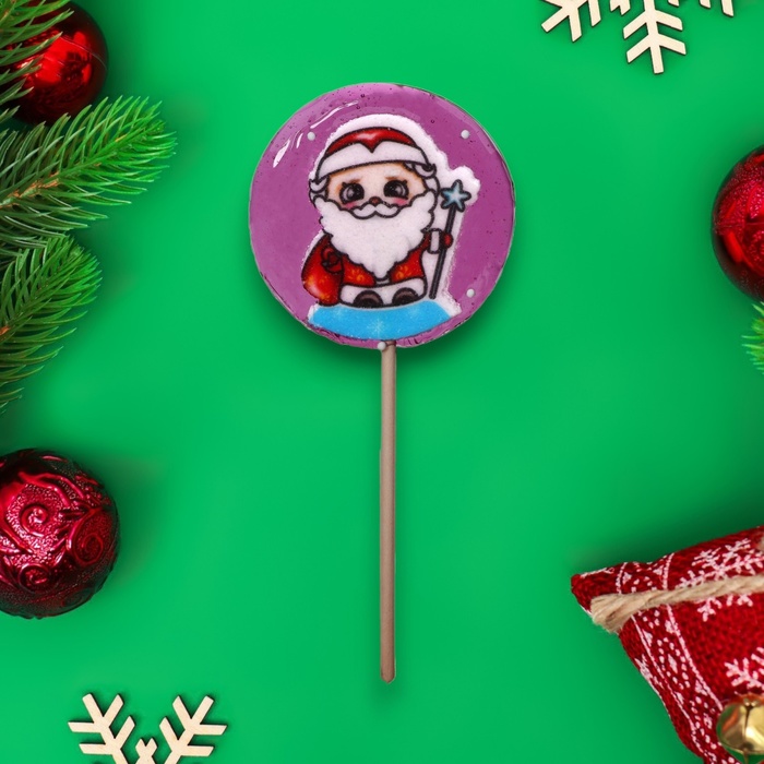 Леденец новогодний "Дед Мороз", 30 г - Фото 1