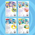 Книги с наклейками «Весёлые половинки», набор 4 шт., Синий трактор - Фото 6