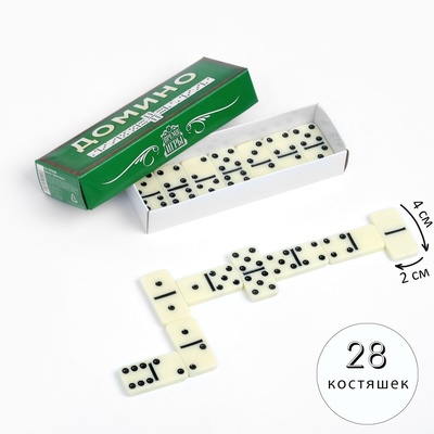 Домино классическое «Время Игры», 28 шт.