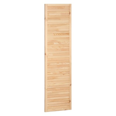 Жалюзийная дверь для бани и сауны, 180.5×49.4 см, хвоя, «Добропаровъ»