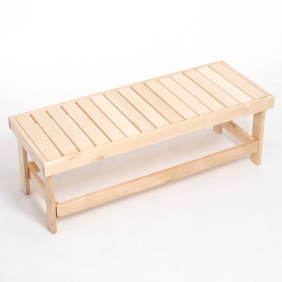 Скамейка "Топчан" 120х40х45 см, липа