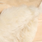 Шапка для бани и сауны «Классика» скорняжный шов, овчина, бежевая - Фото 4