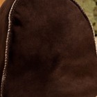 Шапка для бани и сауны «Классика», овчина, скорняжный шов, коричневая - Фото 4