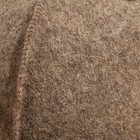 Шапка для бани из овчины "Войлочная" скорняжный шов, покрытая войлоком - Фото 2