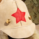 Шапка для бани и сауны «Будёновка», овчина, бежевая - Фото 4