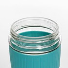 Термостакан Мастер К, 350 мл, стекло, голубой - Фото 3