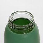 Бутылка для воды детская «Динозавр», 350 мл, стеклянная, зелёная - Фото 3