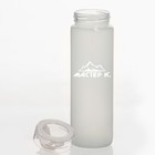 Бутылка для воды, 400 мл, "Мастер К", 19.4 х 6 см, стеклянная - Фото 2