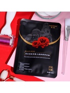 Маска дымная, тканевая, увлажняющая, для лица, с экстрактом черной розы - Фото 6