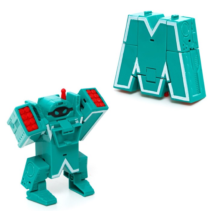 Набор роботов «Алфавит», трансформируются, 6 букв, собираются в 1 робота - фото 51877817