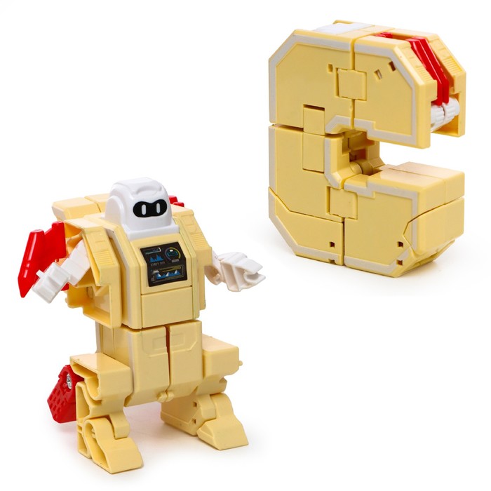 Набор роботов «Алфавит», трансформируются, 6 букв, собираются в 1 робота - фото 51877815