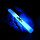 Неоновая светящаяся палочка, 15 см, синий цвет - Фото 4