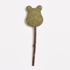 Игрушка для кошек из кошачьей мяты "Мишка" на палочке из мататаби - Фото 2