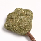 Игрушка для кошек из кошачьей мяты «Лапа» на палочке из мататаби, 13 см - Фото 4