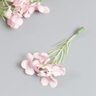 Цветы для декорирования "Веточка яблони" розовые 8 см - фото 319056584