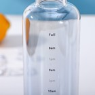 Бутылка для воды стеклянная «Лаго», 500 мл, h=22 см, с маркёром времени - Фото 3