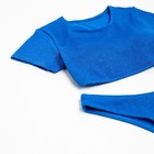 Купальник женский раздельный MINAKU с топом цвет синий, размер 42 - фото 3589099