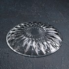 Тарелка стеклянная пирожковая Доляна «Лацио», d=15,3 см - Фото 3