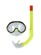 Набор для плавания детский ONLYTOP: маска, трубка, цвет жёлтый - Фото 1