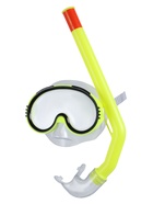 Набор для плавания детский ONLYTOP: маска, трубка, цвет жёлтый - Фото 2