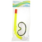 Маска и трубка для плавания, детская, цвет желтый - фото 809316868