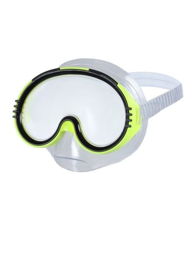 Набор для плавания детский ONLYTOP: маска, трубка, цвет жёлтый