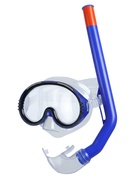 Набор для плавания детский ONLYTOP: маска, трубка, цвет синий - Фото 2