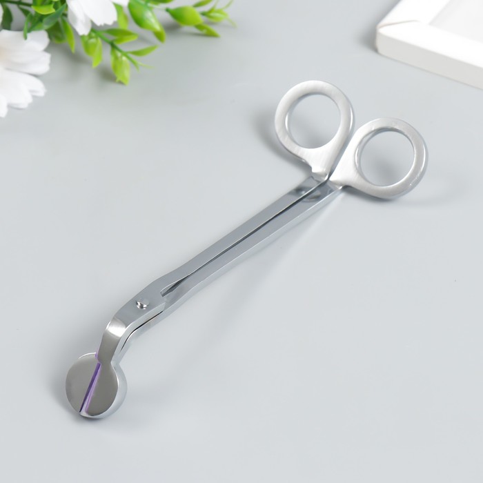 Ножницы для свечей нержавеющая сталь серебристые 6х17 см 9103683 Ножницы для свечей нержавеющая сталь серебристые 6х17 см 9103683