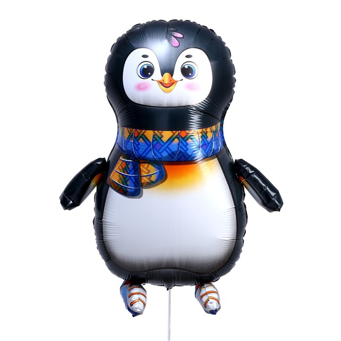 Шар фольгированный 30" «Пингвин», под воздух - Фото 1