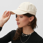 Бейсболка MINAKU, цвет бежевый, размер 56-58 - фото 807503549