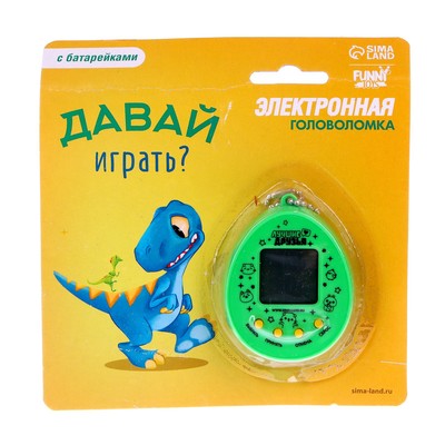 УЦЕНКА Электронная игра «Давай играть?» цвета МИКС , на блистере