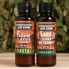 Набор ароматизаторов «В Бане и душа отдыхает», в подарочной коробке, пихта, эвкалипт, 2 шт. по 100 мл - Фото 3