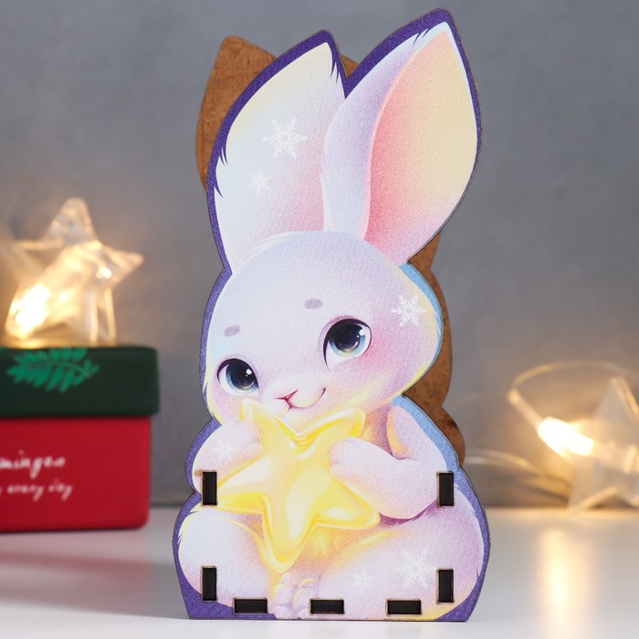 Шкатулка подарочная «Кролик и звёзды», 15×8 см