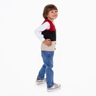 Жилет для мальчика, цвет красный/бежевый, рост 92 см - фото 42130914