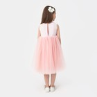 Платье для девочки MINAKU: PartyDress цвет розовый, рост 104 - Фото 3