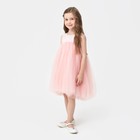 Платье для девочки MINAKU: PartyDress цвет розовый, рост 104 - Фото 4