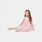 Платье для девочки MINAKU: PartyDress цвет розовый, рост 104 - Фото 5