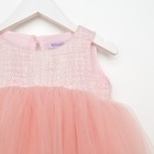 Платье для девочки MINAKU: PartyDress цвет розовый, рост 104 - Фото 7