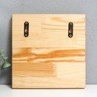 Крючки декоративные «Эпоксид Квадрат», ключница настенная, панно, 20×20 см, МИКС - фото 44369861