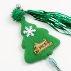 Дразнилка для кошек с бубенчиком «Новогодняя ёлка», 30 см - Фото 3