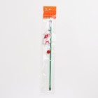 Дразнилка-удочка для кошек с бубенчиком «Снеговик», 40 см - Фото 4