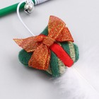 Дразнилка-удочка для кошек с бубенчиком «Подарок», 40 см - Фото 3