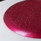 Блюдо Crispy, d=32 см, стекло, бордовое - Фото 4